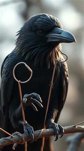 นกกาดำกับความฉลาดขั้นเทพ ใช้เครื่องมือแก้ปัญหาได้เหมือนมนุษย์!