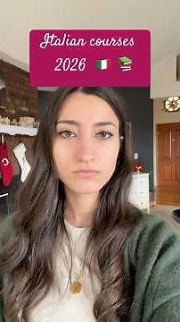 Italian courses 2026 🇮🇹📚 #learnitalian #imparaitaliano #fyp #bilingual #class