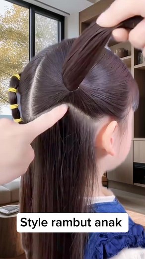 Tutorial cara ikat rambut anak perempuan yang mudah dan cantik #reels #fyp #reelviral | Masyitah