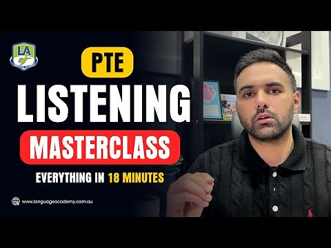 PTE Listening Masterclass 2024 | Proven Tips, Tricks, Secrets & Templates | Language Academy