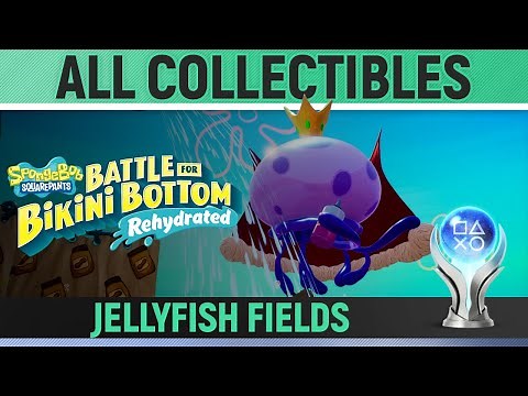 SpongeBob: Battle for Bikini Bottom Rehydrated – Jellyfish Fields – All Collectibles