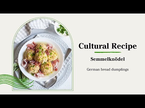 How to make German bread dumplings / Knödel