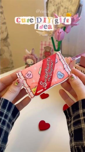 Cute gift idea DIY card tutorial #diy #diygift #giftideas