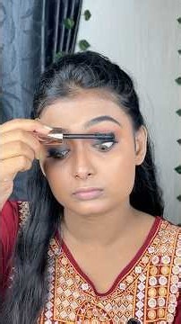 Smokey eye লুক এর সাথে মেকআপ✨ #makeuptutorial