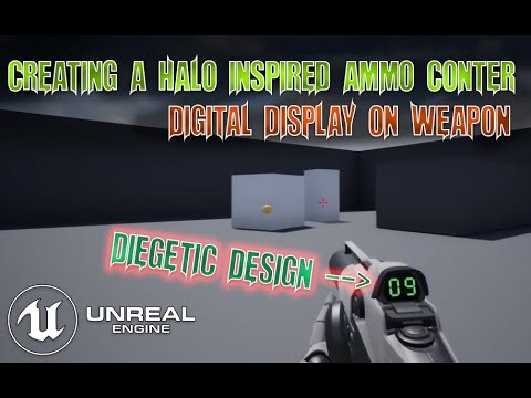 UE4 - Ideal Share - Halo Assault Rifle Display - Weapon Ammo Counter