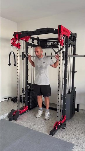 RitKeep Fitness PMAX-5600 Family Garage Gym Workout | Smith Machine & Cable Training