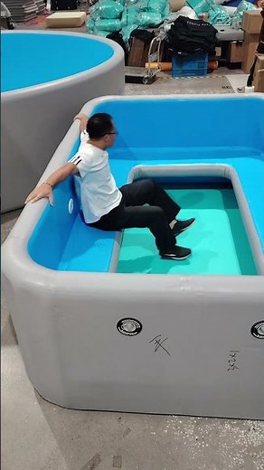 iPoolGo inflatable hot spa pool 3*2*1m size with seat customizable