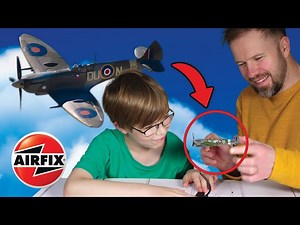 STEM at Home: Airfix Spitfire Starter Set Building Experience #AD - Videos For Kids