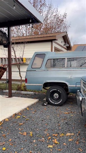 Tucker on Instagram: "Well would you look at that, something broke 🙃 Walked outside to play with the kids on Christmas Day and there was a puddle of fuel under the Burb…. Fuel pump had a steady drip - toast. I had just filled the tank the day before so wasn’t going to let 40 gallons of fresh fuel leak in to the street 🥴 The truck still has some of the pesky emissions stuff on it, so had to remove the emissions blower (idk what it’s actually called) to get to the pump - and guess what - it didn
