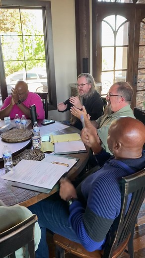 Rehearsing Joyful Christian Acappella Song