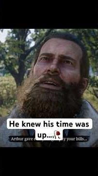 Arthur knew he was dying... 💔 #rdr2 #shorts