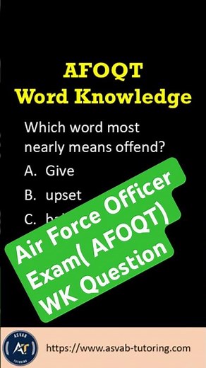 “AFOQT Word Trick: What Does ‘Offend’ Actually Mean?”