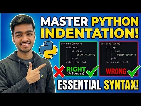 Learn Python Indentation: Syntax Essentials for Python Code