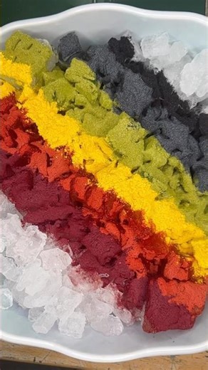 Making tie dye rainbows