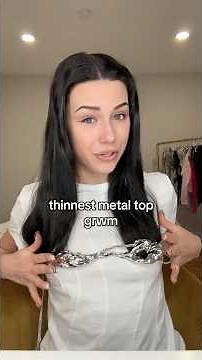 I’m wearing the thinnest metal top