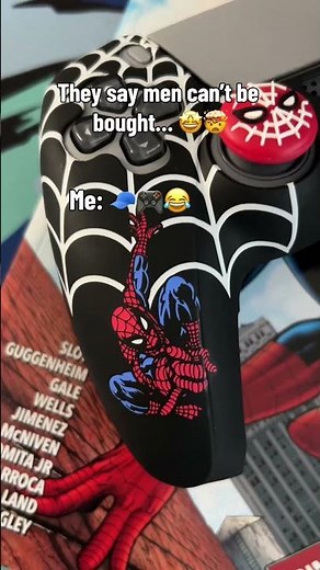 This Spiderman silicone cover is so soft and feels really comfortable on your controller #spiderman