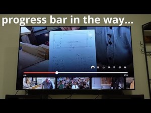 I Figured out How to Hide the Progress Bar When a Video is Paused on TV Apps!
