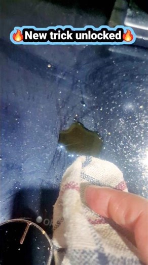 Easy way to clean spilled oil |#shortsyt #recipe #shortsfeed #shorts #tips #tricks #cleaningtips