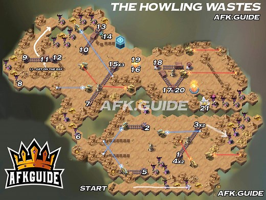 The Howling Wastes (Peaks of Time / Wandering Balloon) - AFK Arena Guide