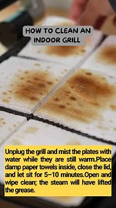 The "Paper Towel Trick" for a Sparkling Grill ✨ #cleaninghacks #kitchenhacks #satisfying | Old Tasty Recipes