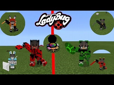 Miraculous LadyBug Addon/Mod For Minecraft PE and Bedrock 1.16/1.17+ [Download MediaFire here]