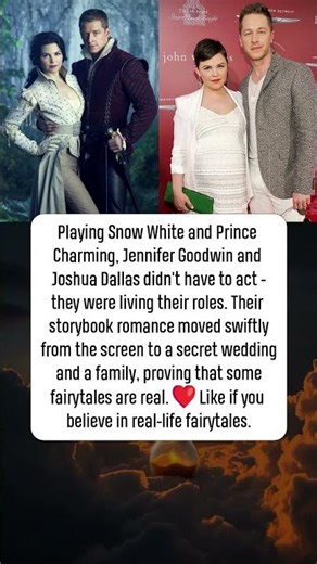 🎬 Jennifer Goodwin & Joshua Dallas: The Fairytale Come True #news #hollywood #Cinema #history