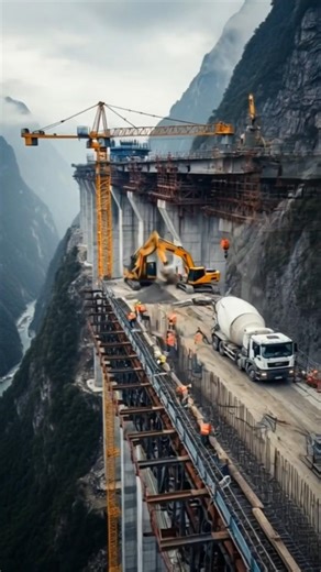 How Engineers Build Roads on Impossible Mountain Cliffs #Construction #MegaProjects #Engineering