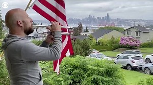 21K views · 945 reactions | AHEAD: Across the U.S., buglers and trumpeters joined together to play Taps -- thousands of soloists, all playing in unison. It turned out to be one of the largest musical performances of all time. On the Road with Steve Hartman has more on tonight's CBS Evening News with Norah O'Donnell at 6:30 p.m. ET #CBSTaps  | CBS Evening News | Facebook