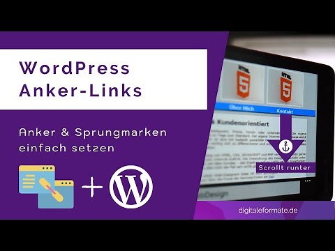 Anker Links/Sprungmarken in WordPress setzen - Einfache Anleitung (deutsch)