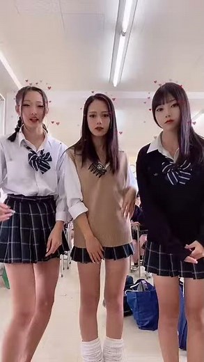 【制服】Japanese kawaii TikTok #17【ミニスカJK】