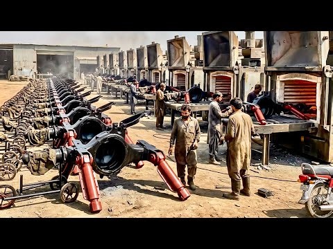 Pakistani Mechanics Making Rear Axle Arms | Full Manufacturing Process
