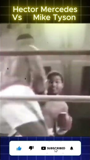 Young Mike Tyson’s First Pro Fight! (18 Years Old) vs Hector Mercedes