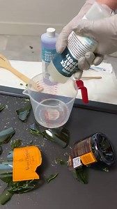 Making a DIY bottle wall hanging art piece for the home