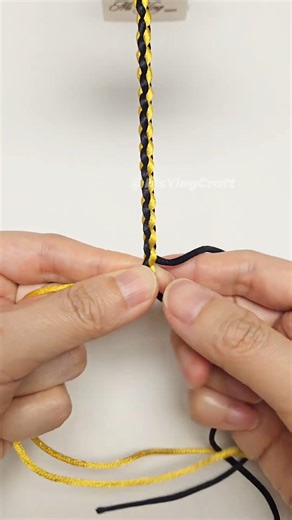 How to Tie 4 Strand Braid 2602068 Quick Macrame Tutorial #shortstutorial #knot #diy#handmade