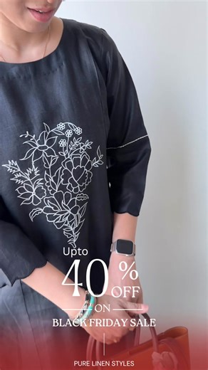 4.1K views | 퐁퐥퐚퐜퐤 퐅퐫퐢퐝퐚퐲 퐚퐭 퐒퐢퐚퐫퐚퐖퐨퐦퐞퐧 ✨ Your linen favourites are now unmissable. Up to 40% OFF on 70+ pure linen styles — featuring your all-time bestsellers. Lightweight. Breathable. Effortlessly elegant. But here’s the catch… limited stock only. Shop the Black Friday Linen Edit → | Siara.women | Facebook