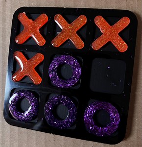 Jeu de morpion en résine - Etsy France