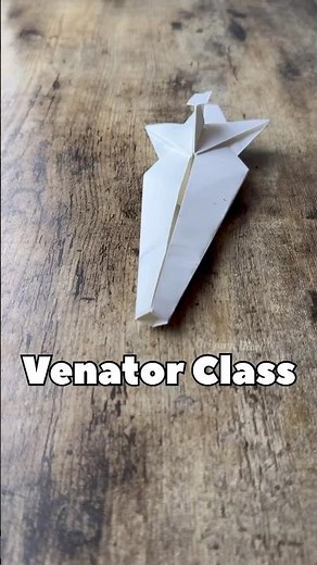 EASY VENATOR CLASS STAR DESTROYER ORIGAMI TUTORIAL | DIY ORIGAMI STAR WARS ART STEP BY STEP