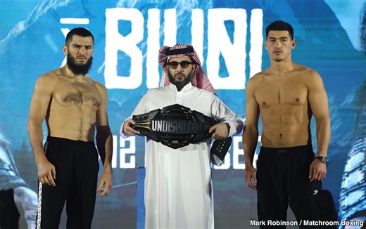 Artur Beterbiev 174.96 Vs. Dmitry Bivol 174.12 - Weigh-in Results