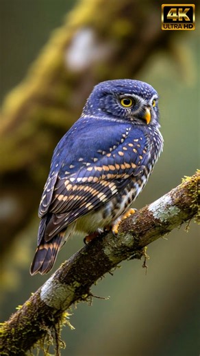 This short, cinematic clip makes a strong impression because the owl call is recorded so cleanly: a compact, repetitive double-whistle that sits perfectly in the mix of mist and distant leaf rustle. The vocalization is delivered in regular, paired notes that alternate with a tiny pause — not a long hoot, but a confident, insistent two-note phrase that reads beautifully in headphones. As a reviewer, I found the tonal clarity impressive: the lower harmonic of each whistle gives the call body, whil