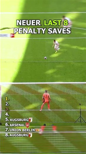 Manuel Neuer Last 8 Penalty Saves 🧤⚽