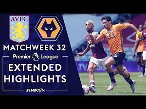 Aston Villa v. Wolves | PREMIER LEAGUE HIGHLIGHTS | 6/27/2020 | NBC Sports