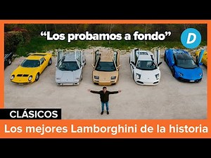 V12 a PRUEBA: Miura, Countach, Diablo, Murciélago, Aventador | Historia de Lamborghini | Diariomotor