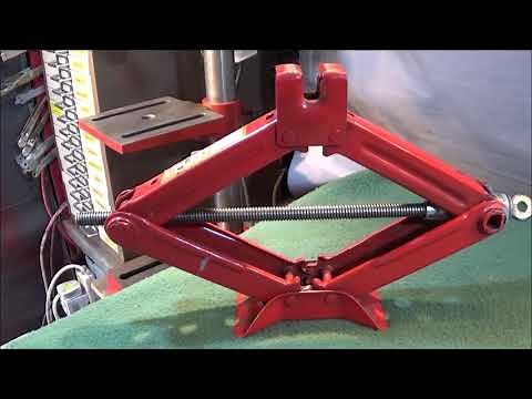 A Scissor Jack Hack Super Fast Bench Drill Table Support