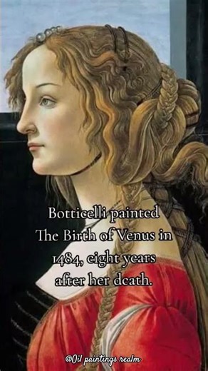 The Woman In The Birth Of Venus Died At 22. Botticelli Never Got Over It. #painting #art #history