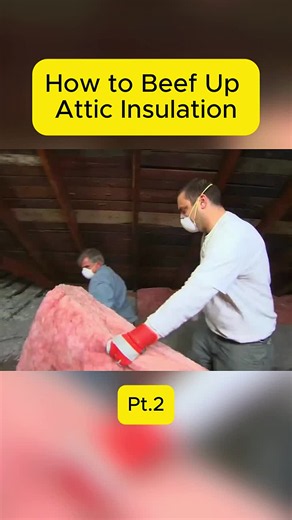 How to Beef Up Attic Insulation #howto #tip #fyp #usa #house | Applying Insulation