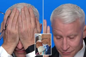 Anderson Cooper cries after COVID patient congratulates him after birth of son