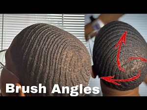 How to Brush 360 Waves with a Swirl Crown (Brush Angles Visual Guide)