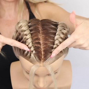 38K views · 221 reactions | You’ve definitely never seen a braid like this before  It’s called a knot braid — and while it looks super intricate, it’s secretly SO simple  | Sweethearts Hair | Facebook