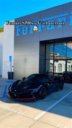 $2.000.000 Ferrari Sf90xx V/S Laferrari 🤯 Compare this definitely not real place Hypercar Spotted!🚀