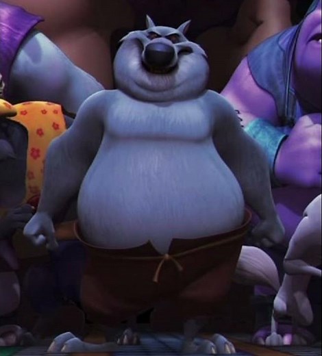 Big Fat Wolf breathing, heartbeat, and stomach ASMR